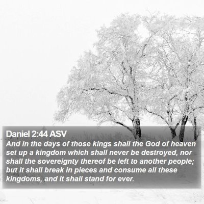 Daniel 2:44 ASV Bible Verse Image