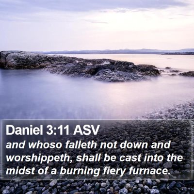 Daniel 3:11 ASV Bible Verse Image
