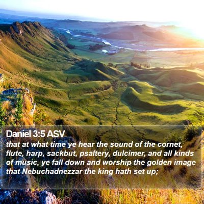 Daniel 3:5 ASV Bible Verse Image