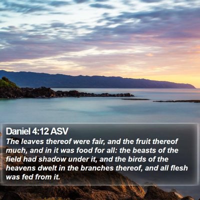 Daniel 4:12 ASV Bible Verse Image