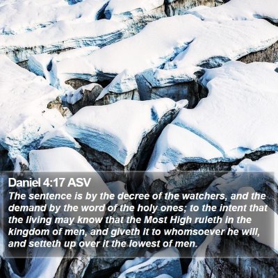 Daniel 4:17 ASV Bible Verse Image