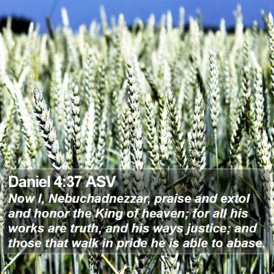 Daniel 4:37 ASV Bible Verse Image