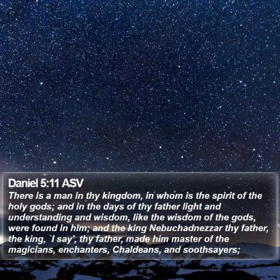 Daniel 5:11 ASV Bible Verse Image