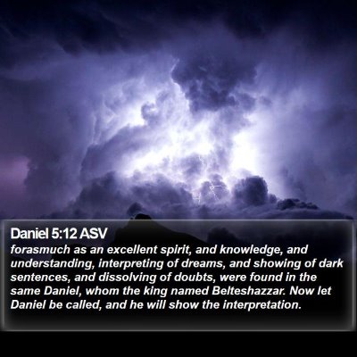 Daniel 5:12 ASV Bible Verse Image