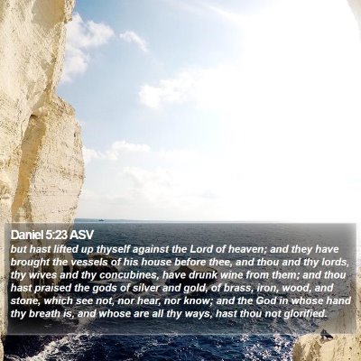 Daniel 5:23 ASV Bible Verse Image