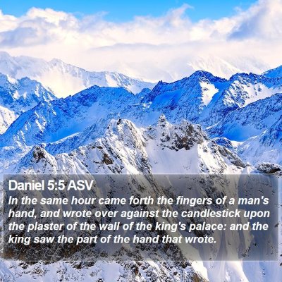 Daniel 5:5 ASV Bible Verse Image