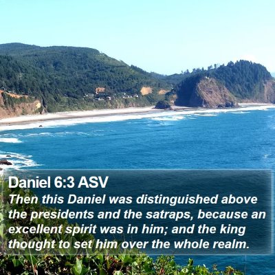 Daniel 6:3 ASV Bible Verse Image