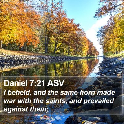 Daniel 7:21 ASV Bible Verse Image