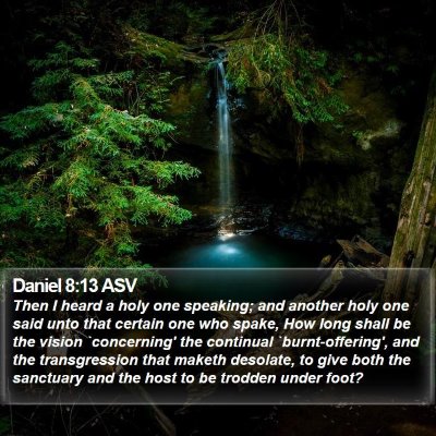 Daniel 8:13 ASV Bible Verse Image