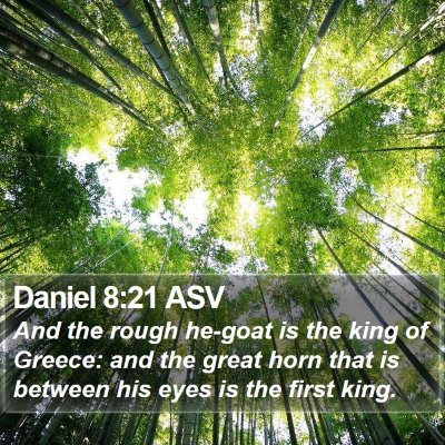 Daniel 8:21 ASV Bible Verse Image