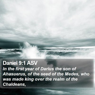 Daniel 9:1 ASV Bible Verse Image