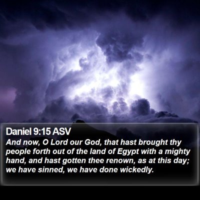 Daniel 9:15 ASV Bible Verse Image