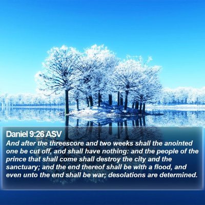 Daniel 9:26 ASV Bible Verse Image