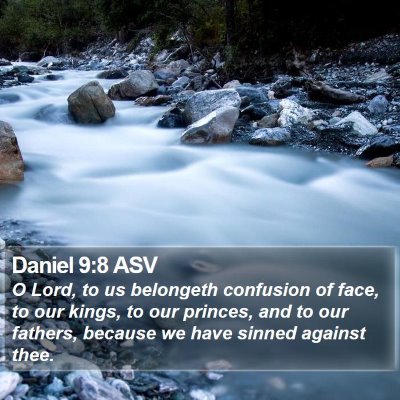 Daniel 9:8 ASV Bible Verse Image