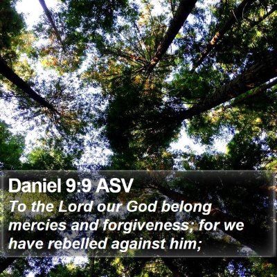 Daniel 9:9 ASV Bible Verse Image