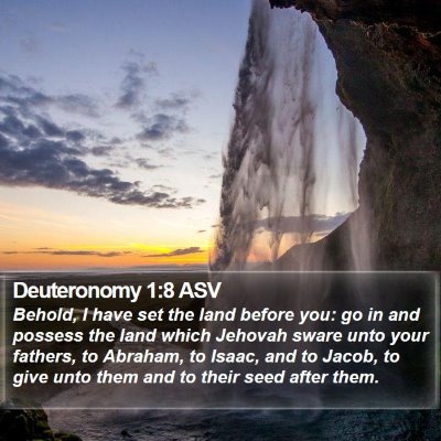 Deuteronomy 1:8 ASV Bible Verse Image