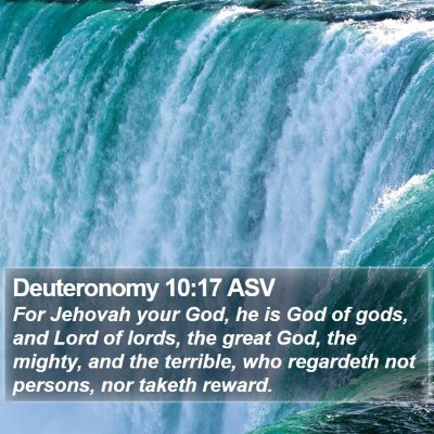 Deuteronomy 10:17 ASV Bible Verse Image
