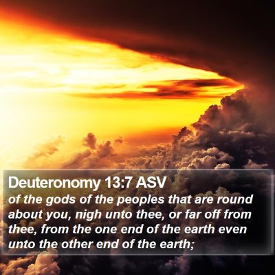 Deuteronomy 13:7 ASV Bible Verse Image