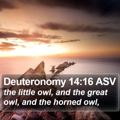 Deuteronomy 14:16 ASV Bible Verse Image
