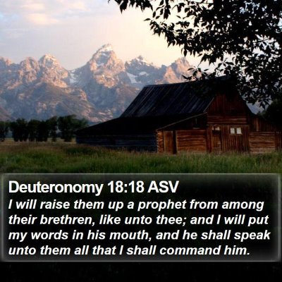 Deuteronomy 18:18 ASV Bible Verse Image