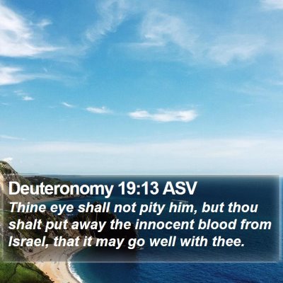 Deuteronomy 19:13 ASV Bible Verse Image