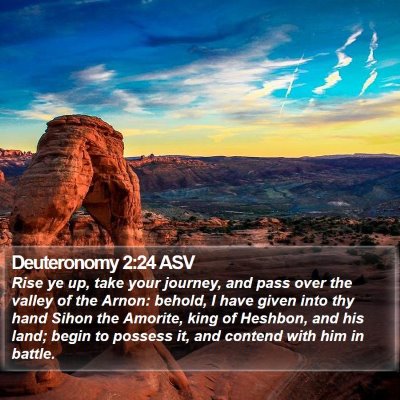 Deuteronomy 2:24 ASV Bible Verse Image