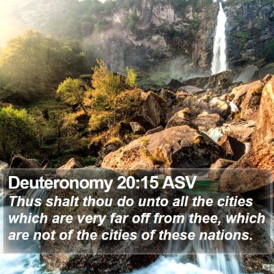 Deuteronomy 20:15 ASV Bible Verse Image