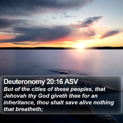 Deuteronomy 20:16 ASV Bible Verse Image