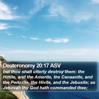 Deuteronomy 20:17 ASV Bible Verse Image
