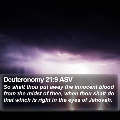 Deuteronomy 21:9 ASV Bible Verse Image