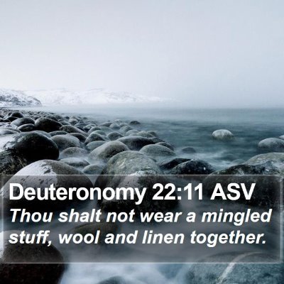 Deuteronomy 22:11 ASV Bible Verse Image