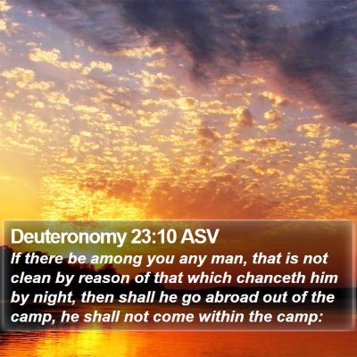 Deuteronomy 23:10 ASV Bible Verse Image