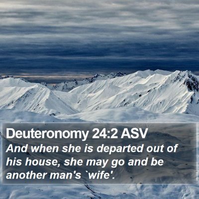 Deuteronomy 24:2 ASV Bible Verse Image
