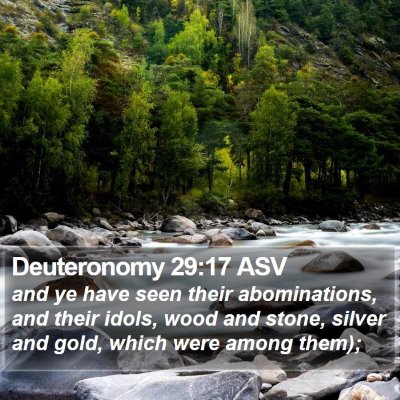Deuteronomy 29:17 ASV Bible Verse Image