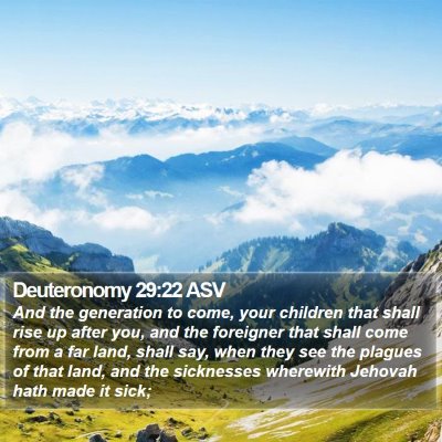 Deuteronomy 29:22 ASV Bible Verse Image