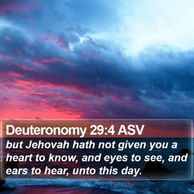 Deuteronomy 29:4 ASV Bible Verse Image