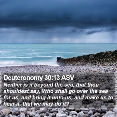 Deuteronomy 30:13 ASV Bible Verse Image