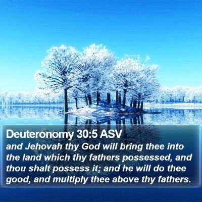 Deuteronomy 30:5 ASV Bible Verse Image