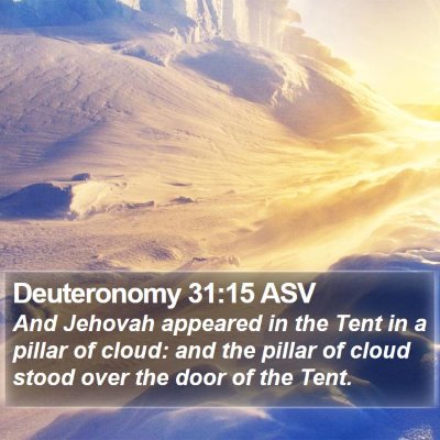 Deuteronomy 31:15 ASV Bible Verse Image