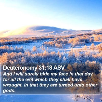 Deuteronomy 31:18 ASV Bible Verse Image