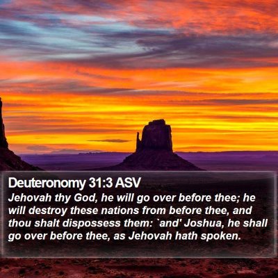 Deuteronomy 31:3 ASV Bible Verse Image