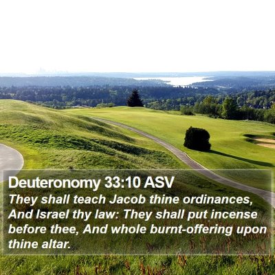 Deuteronomy 33:10 ASV Bible Verse Image