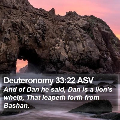 Deuteronomy 33:22 ASV Bible Verse Image