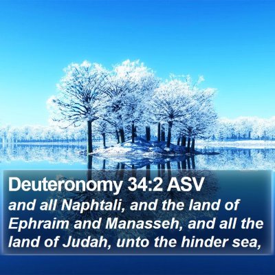 Deuteronomy 34:2 ASV Bible Verse Image