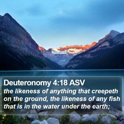 Deuteronomy 4:18 ASV Bible Verse Image