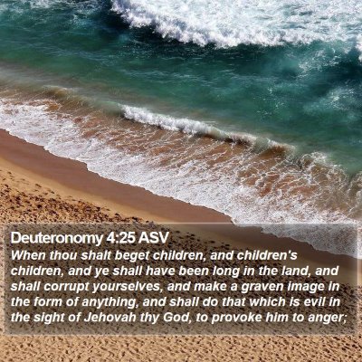 Deuteronomy 4:25 ASV Bible Verse Image
