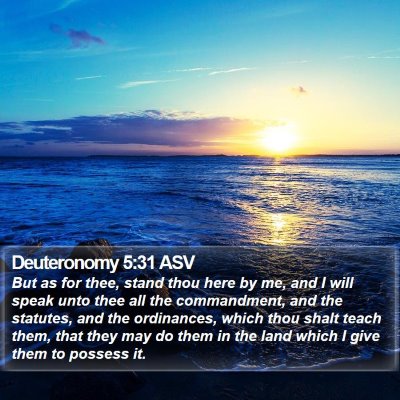 Deuteronomy 5:31 ASV Bible Verse Image