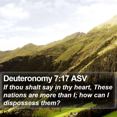 Deuteronomy 7:17 ASV Bible Verse Image