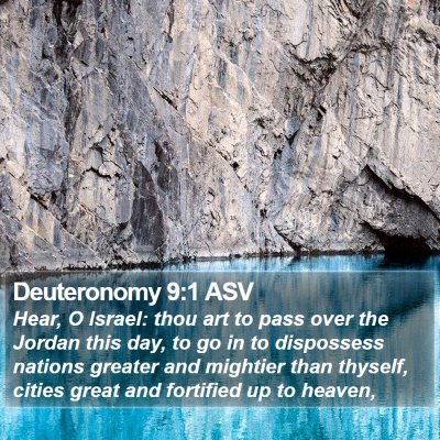 Deuteronomy 9:1 ASV Bible Verse Image