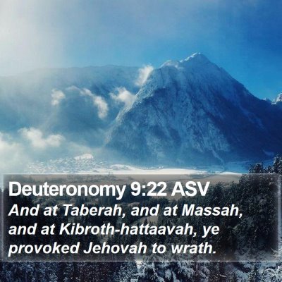 Deuteronomy 9:22 ASV Bible Verse Image